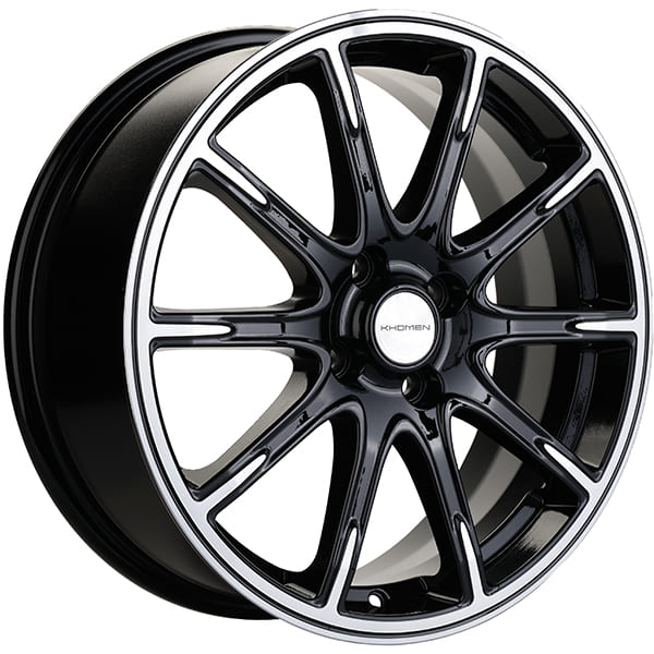 ДЛ 4*100 17*6.5 D60.1 ET50 KHOMEN KHW1707 Black_FP